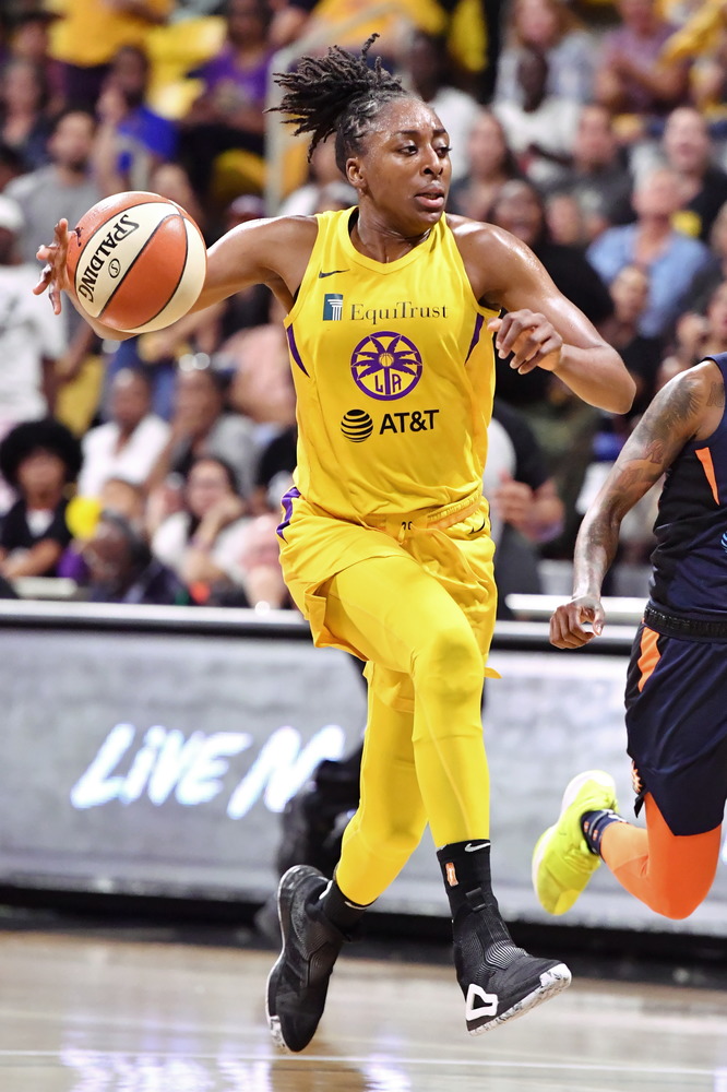 Women's Los Angeles Sparks Nneka Ogwumike Nike Yellow