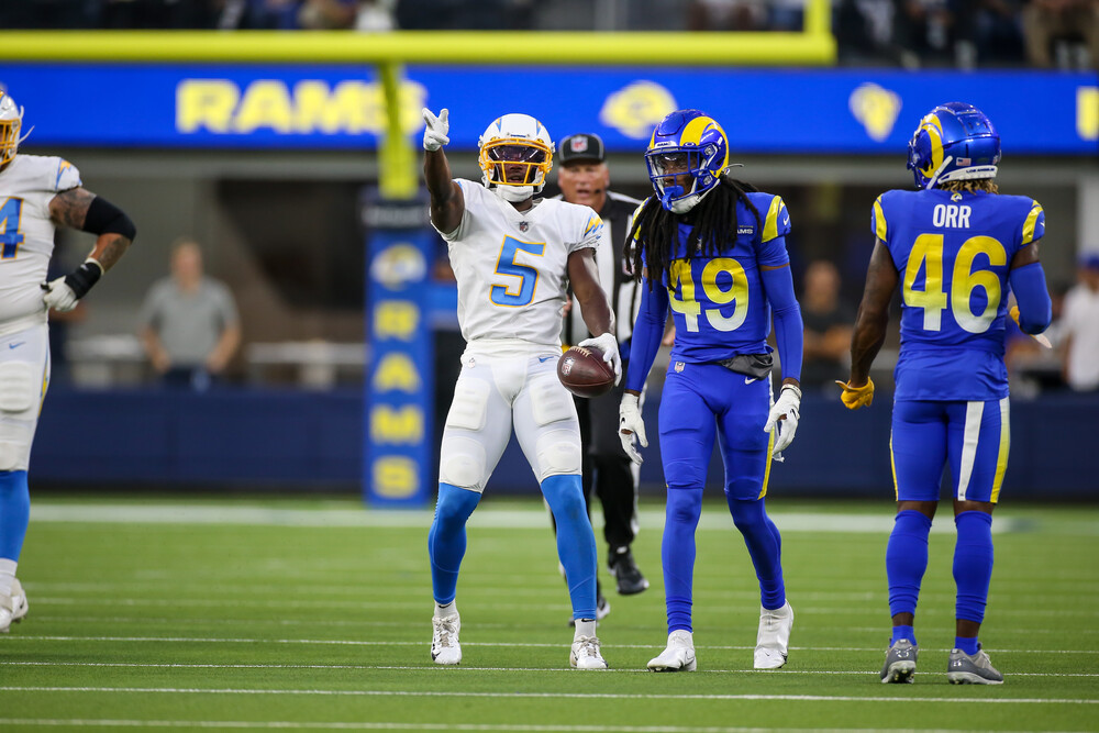 L.A. Chargers beat Rams 13-6 in SoFi Stadium's first game with fans